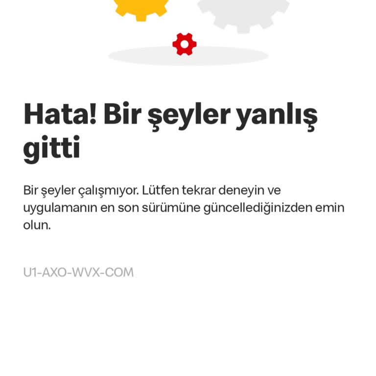 McDonald's Uygulama Hata Sorunu