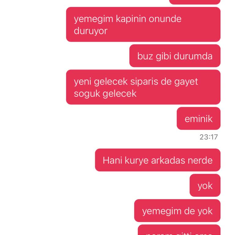 Yemek Sepeti Siparişim 3 Saattir Yok
