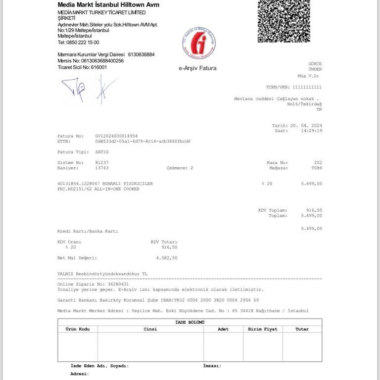 PHILIPS Media Markt İade Sorunu Ve Baştan Savma