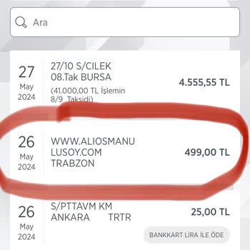 Ali Osman Ulusoy Firması Bilet Parasını Alıp, Biletimi Oluşturmadı.