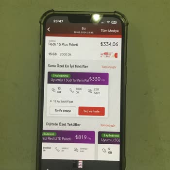Vodafone Red 15 Tarife Ücreti