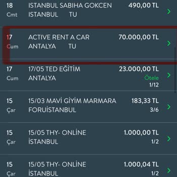 Pegasus Araç Kiralama Paramı İade Etmiyor