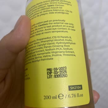 SHE Vec Glyc-Alright Toniği Bozuldu