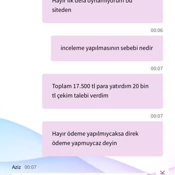 Onwin Ödeme Yapmadı Hesabımı İncelemeye Aldı
