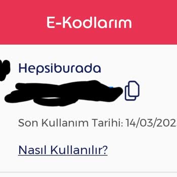 Hepsiburada Kupon Geçersiz Hatası