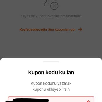 Hepsiburada Kupon Geçersiz Hatası
