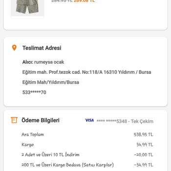 Nays Trendyol Ücret İadesi Vermedi