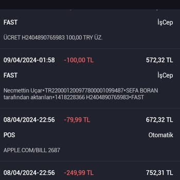 Apple.com/BILL Adı Altında Kredi Kartımdan Para Çekildi