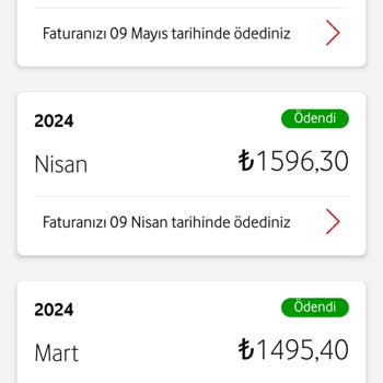 Vodafone'un Her Ay Faturaya Yüksek Ücret Yansıtması