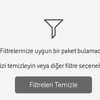 Vodafone Ek Paketler Görünmüyor