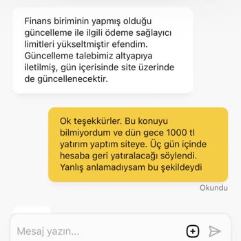 Extrabet Siteye Yatırdığım Para Hesabıma Geçmedi