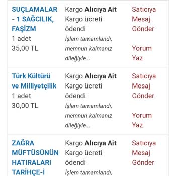 Eskicim Kitabevi Kitaplarım Elime Ulaşmadı