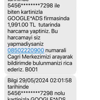 QNB Finansbank Google *ads Şikayet