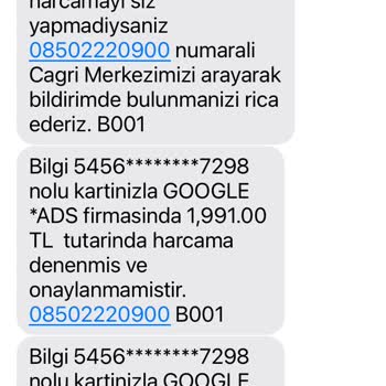 QNB Finansbank Google *ads Şikayet