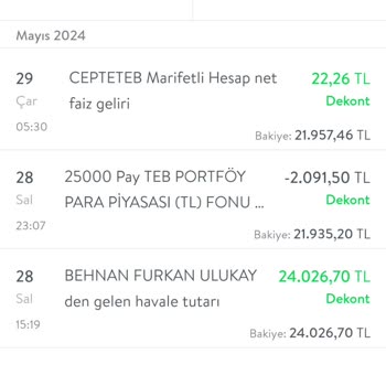 CepteTeb Bankamdan İzinsiz 2091 TL Çekti.