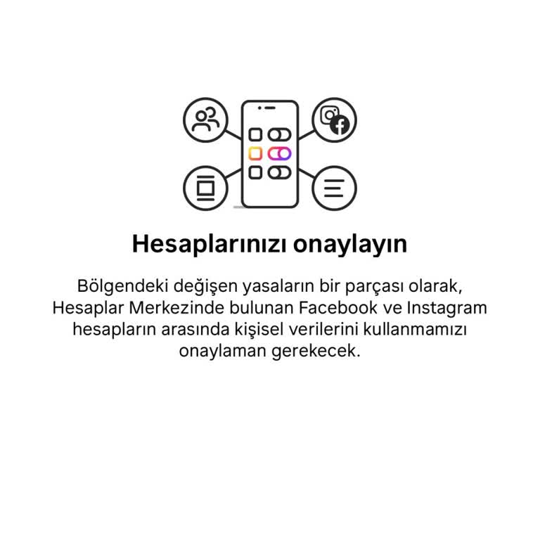 Instagram Hesapları Onaylama Ve Kişisel Veri Kullanımı İzini