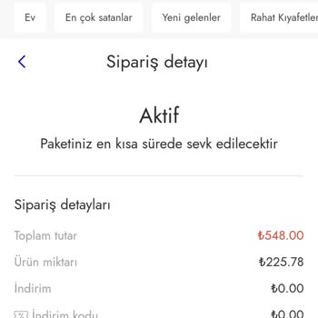 Everara.com Kargom Gelmedi