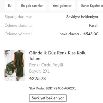 Everara.com Kargom Gelmedi