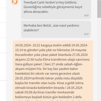 Trendyol Müşteri Hiz.- Trendyol Ekspress