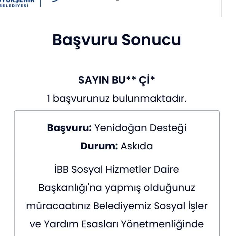 İbb Doğum Paketi Olumsuz Bulunma