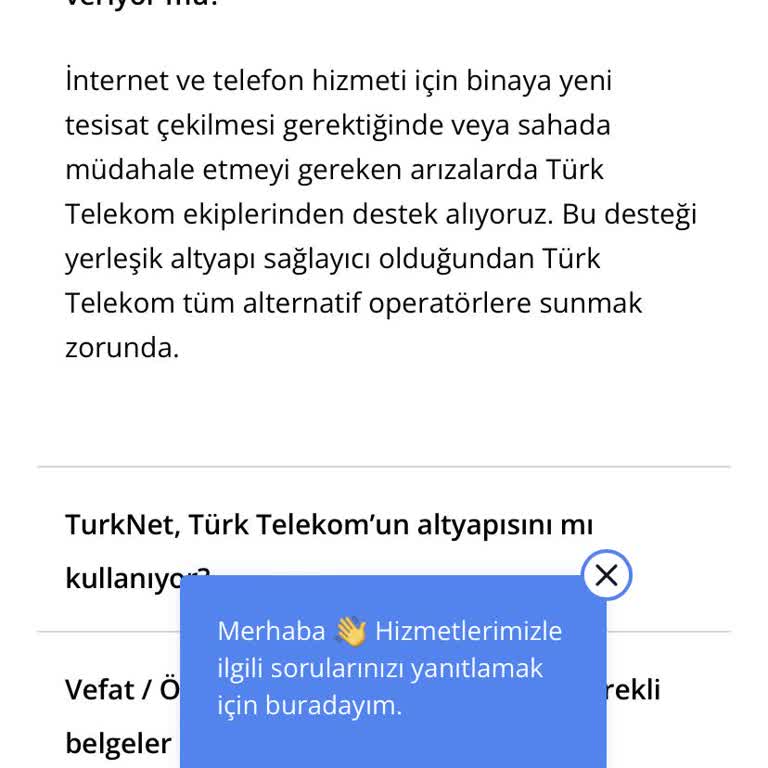 Türk Telekom'un Altyapı Desteği Sunduğu Halde Port Sağlamaması