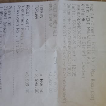 A. 101 Beni Mağdur Etti