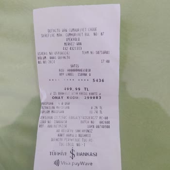 DeFacto Değişim İade Olmayacağını Söyledi