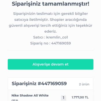 Kremlin Outlet Yanlış Numara Ve Kalitesiz Ürün Sorunu!