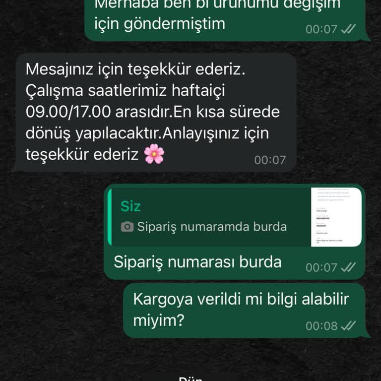 Kremlin.co Değişim İçin Gönderilen Ürün Hala Gelmedi