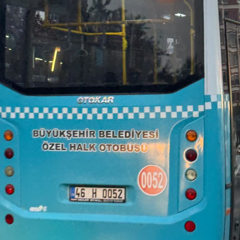 Kahramanmaraş Büyükşehir Belediyesi Otobüs Şoförünün Saygısız Konuşması