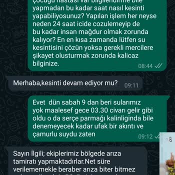 Asat Su Kesintisi