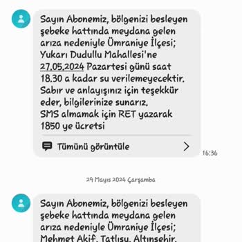 İBB - İstanbul Büyükşehir Belediyesi İSKİ Su Kesintisi Sorunu