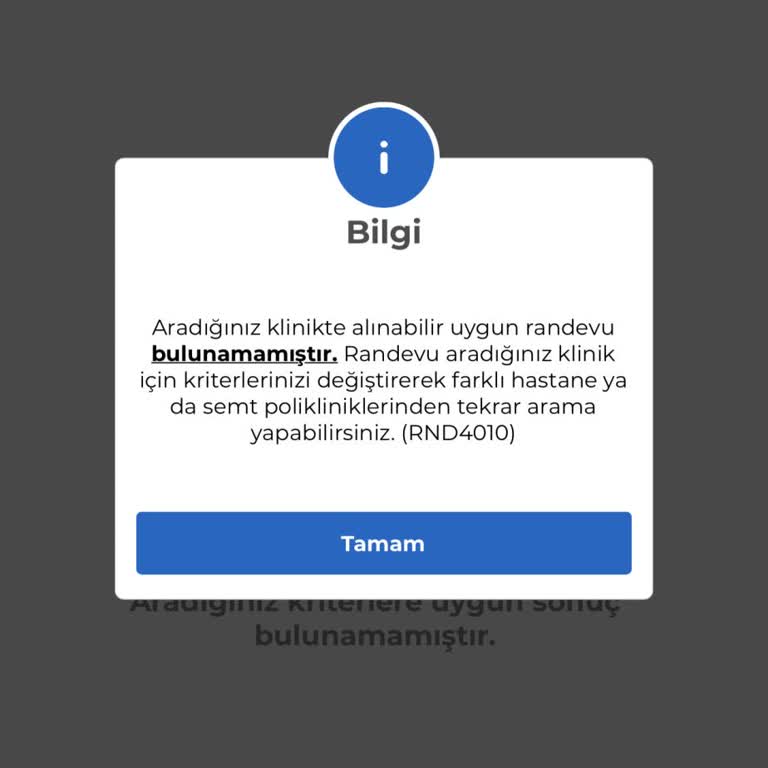 MHRS'de Randevu Alamama Sorunu: Saat 10'da Bile Mümkün Değil!
