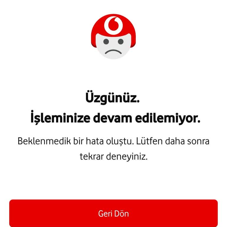 Vodafone Tl Bakiyemi Kullanamıyorum