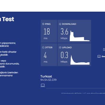 Kablo Net'te Sürekli Ping Sorunları Ve Yetersiz Destek