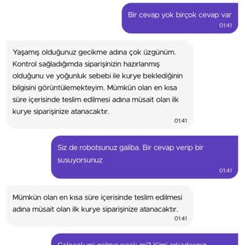 Getir Büyük 5 Saat Siparişi Bekletip Siparişi Teslim Etmedi