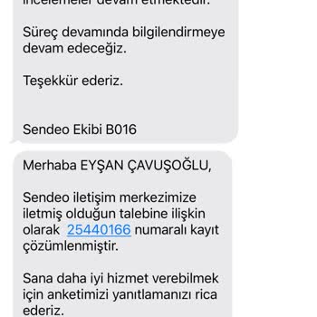 Sendeo Kargom İle İlgili Bilgi Vermiyor