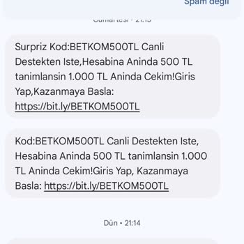 Betkom Sahte Promosyonlar Gibi Site