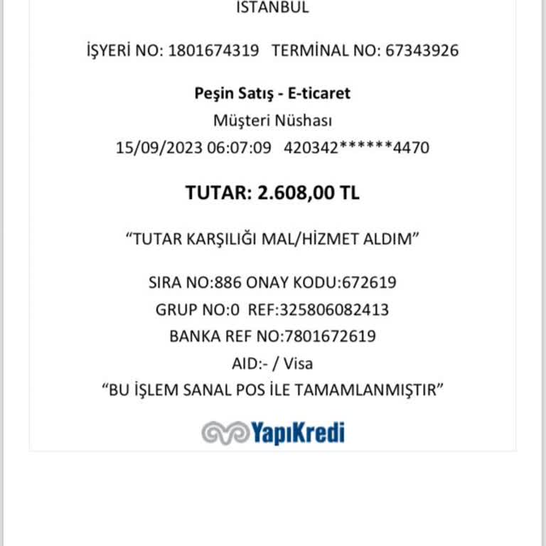 Yapı Kredi Bankası Parayı İade Et!