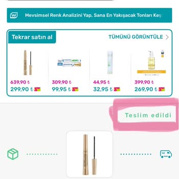 Watsons Siparişin Teslim Ve Sistem Sorunu