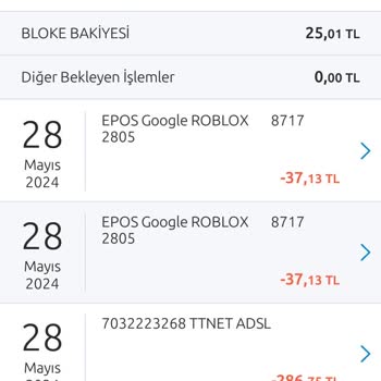 Epos Google Roblox Para Çekimi