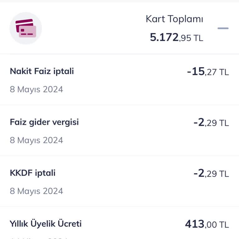 QNB Yıllık Üyelik Ücreti