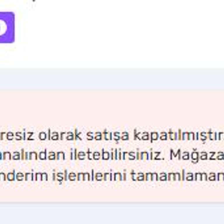 Trendyol Partner Satıcı Destek