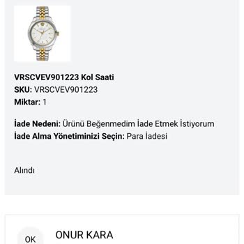 Saat Ve Saat Para İadesi