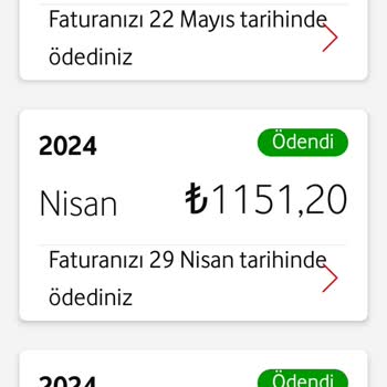 Vodafone Yüksek Fatura Bedeli