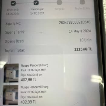 Madame Coco 16 Gündür Siparişimi Hazırlıyor Gözüküyor