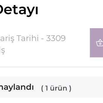 Rhea Gift 1 Aydır İade Bekleyen Sipariş Mağduriyeti