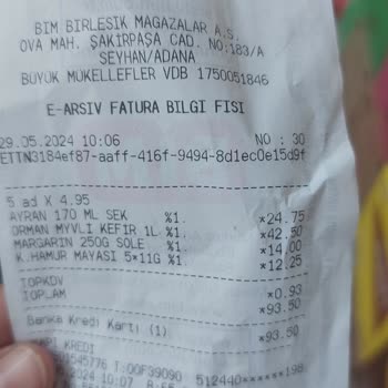 BİM Etiket Ve Fiş Arasındaki Fiyat Farkı