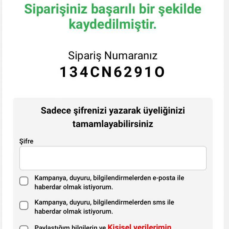 İlayda Çamur (Bi' Butik) Ürün Elime Ulaşmadı