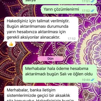 Paym.es Ödeme Hak Ediş Yatırmıyor